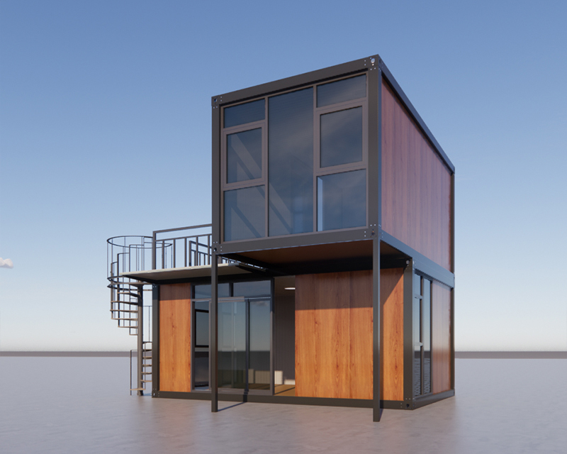 Neues Design-Containerhaus-Fertigcafé 1