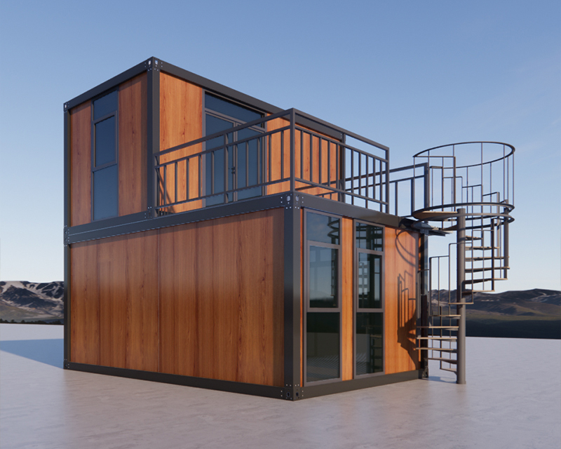 Neues Design-Containerhaus-Fertigcafé 5