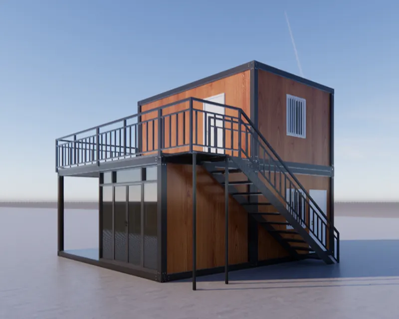 Flat Pack Shipping Container Homes DXHhigh safety 4