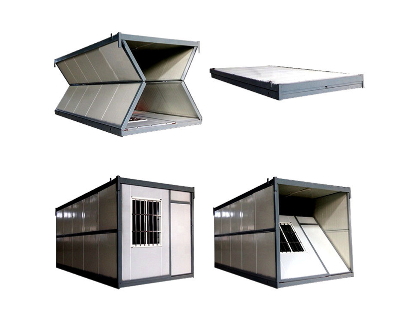 Hot Selling prefab house 20ft Folding Container House 7