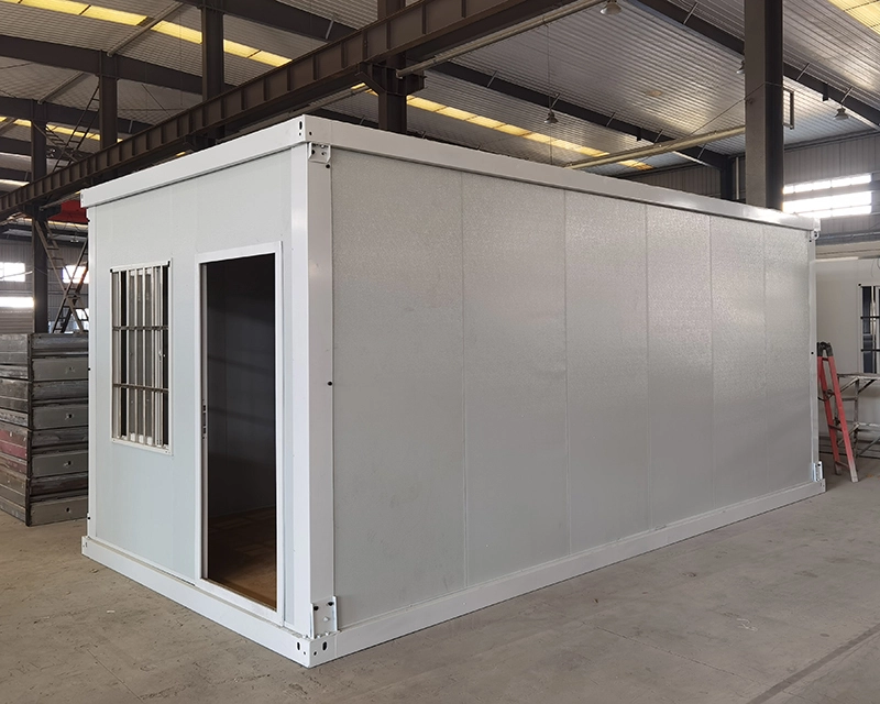 Opvouwbaar containerhuis in plat pakket 1