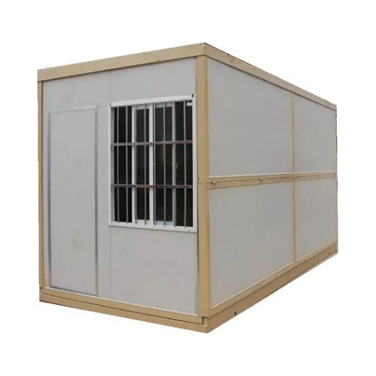 Factory Fold Out Prefab Container House China Folding Home Mobîl Xaniyê Prefabrîkkirî yê Foldable Du Ode Yek Salon 1