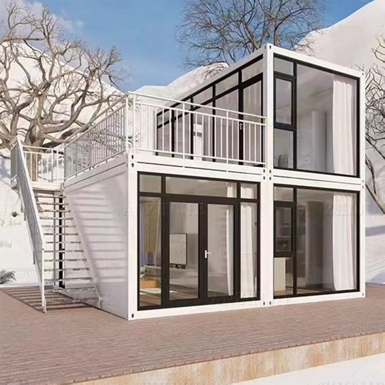 Supplier Low Cost Modular Unit Home Basin Cheap Prefabricated Container Homes Two Storey 2 Floor Prefab Modular House For Europe 6