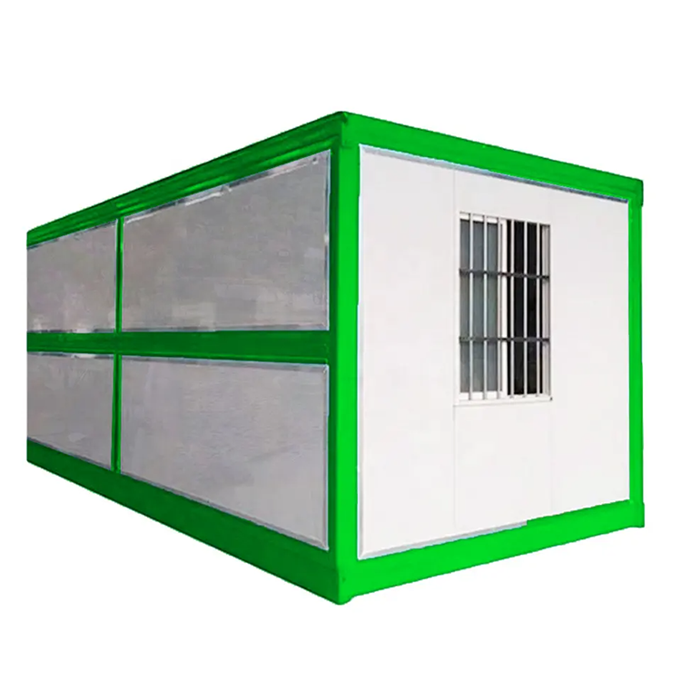 Fabriek Prefab mobiel opvouwbaar Tiny Homes Draagbaar opvouwbaar geprefabriceerd containerhuis met slaapkamer 4