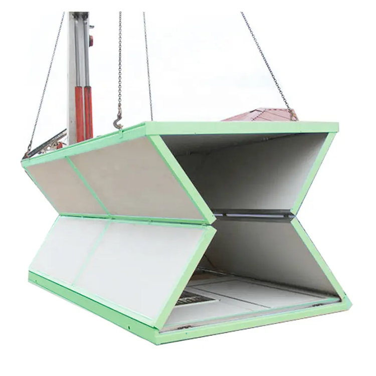 Fabriek Prefab mobiel opvouwbaar Tiny Homes Draagbaar opvouwbaar geprefabriceerd containerhuis met slaapkamer 6