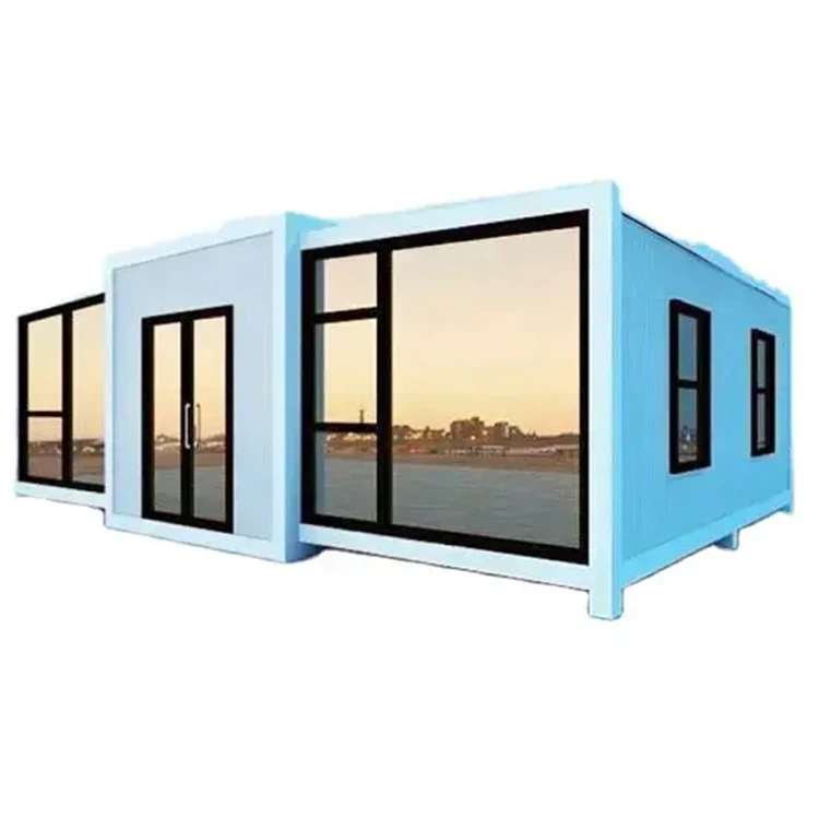 Custom 40 Ft Luxury Tiny Modular Prefab Container Houses Folding Expandable Prefabricated Home With Glass Window 1