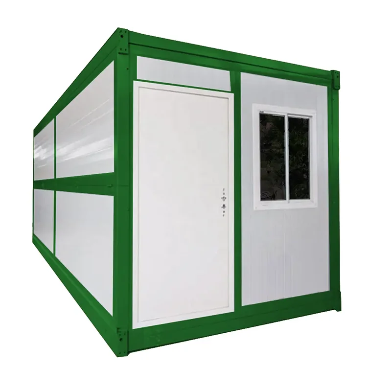 Fornecedor de luxo China barato recipiente dobrável portátil casa pré-fabricada empilhável casa pré-fabricada dobrável 1