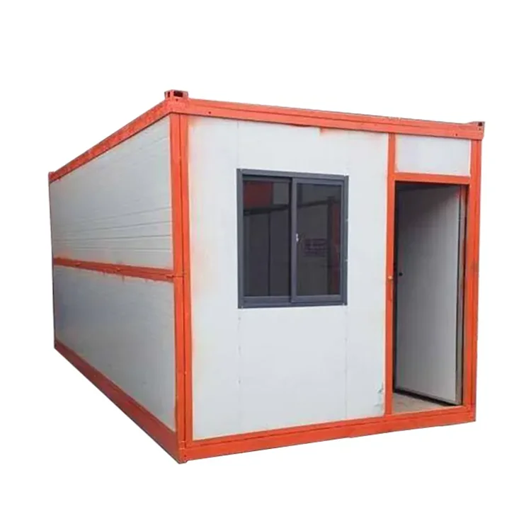 Fornecedor de luxo China barato recipiente dobrável portátil casa pré-fabricada empilhável casa pré-fabricada dobrável 4