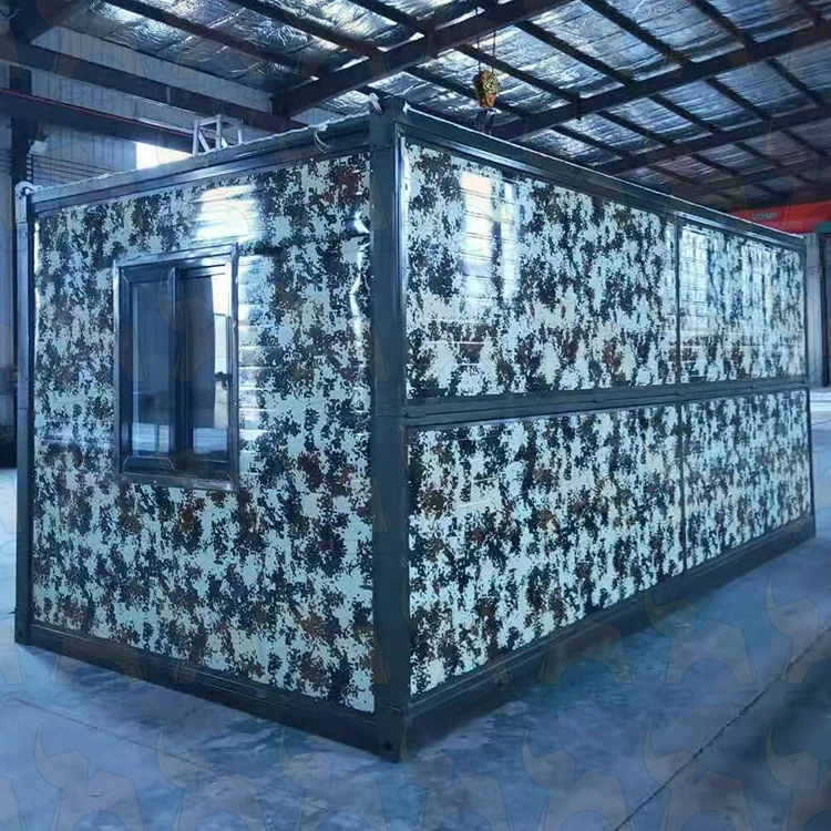 Hersteller-kundenspezifisches tragbares Haus-Fertig-faltbares Behälter-Häuser-Fertighaus 10ft 20ft 40ft 6