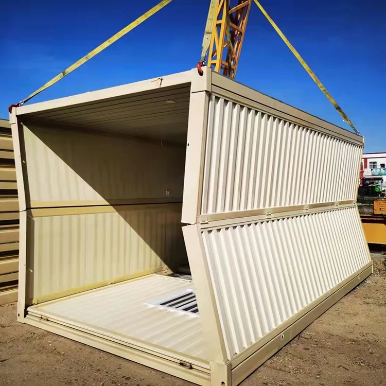 Fabrik maßgeschneiderte vorgefertigte günstigste australische Standard-A-Stil faltbare Versandcontainer vorgefertigte Hausteilerhäuser 4