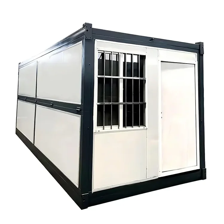 Fabrikmaßgefertigte 20 Fuß 40 Fuß faltbare Wohn-Fertighäuser, stapelbares, faltbares, vorgefertigtes Containerhaus 5