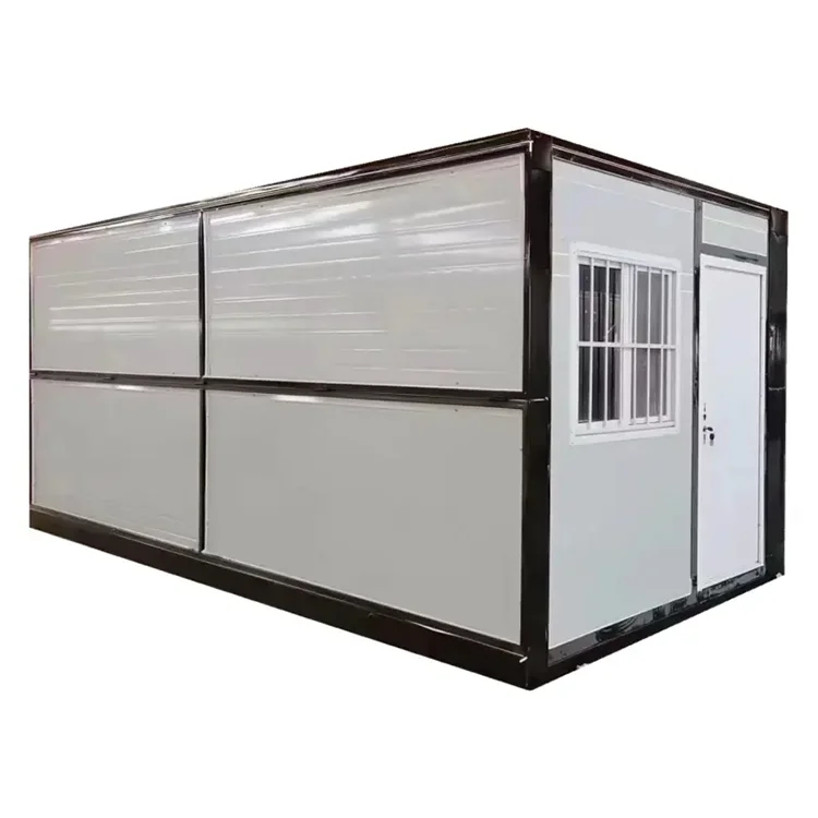 Fabrikmaßgefertigte 20 Fuß 40 Fuß faltbare Wohn-Fertighäuser, stapelbares, faltbares, vorgefertigtes Containerhaus 1
