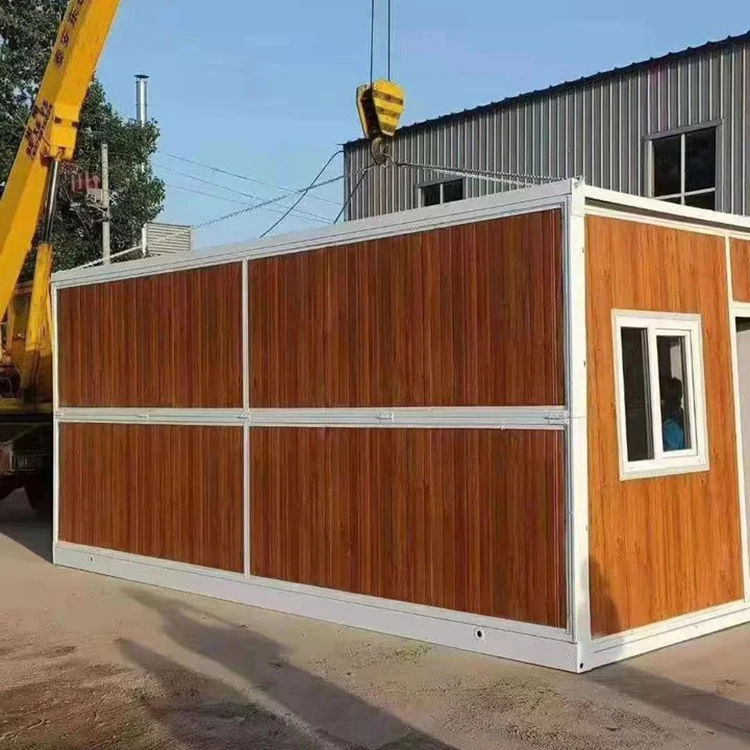 Factory Customized Folding Living Prefab Homes Stackable Foldable ...