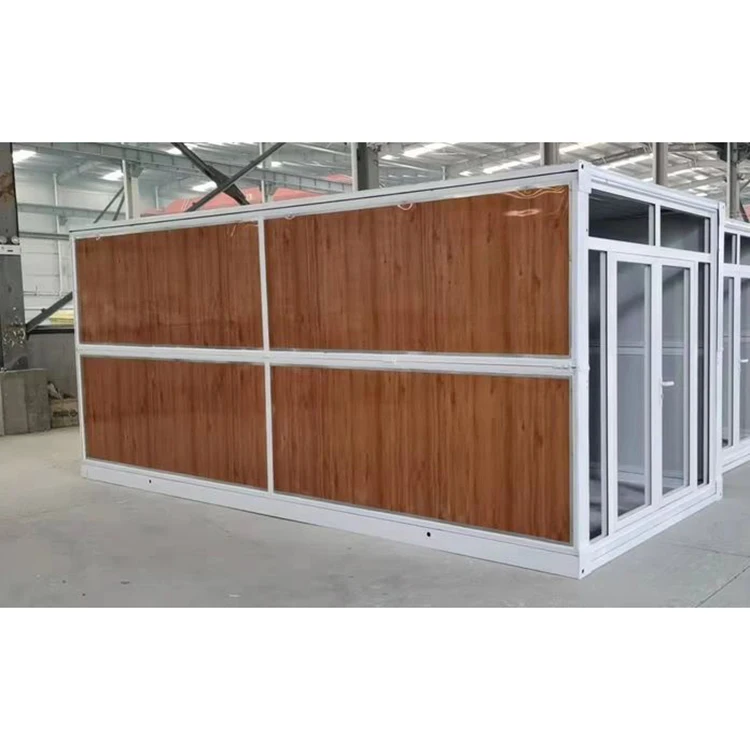 Fabrikspezifische faltbare Wohn-Fertighäuser, stapelbares, faltbares, vorgefertigtes Containerhaus 3