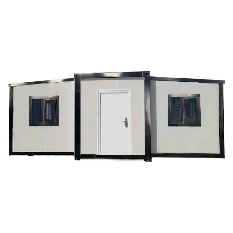 Casa de brincar portátil 3 em 1 expansível para crianças com quarto e banheiro: casa de contêiner pré-fabricado personalizado 5