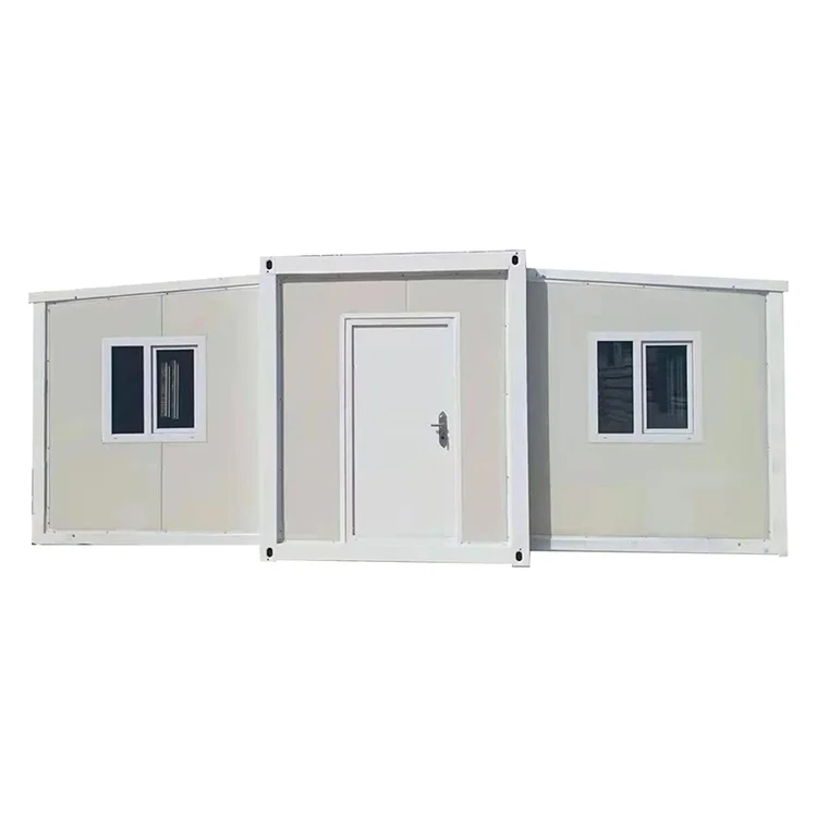 Casa de brincar portátil 3 em 1 expansível para crianças com quarto e banheiro: casa de contêiner pré-fabricado personalizado 1