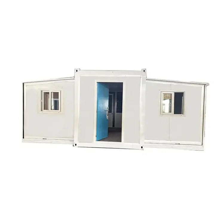 Casa de brincar portátil 3 em 1 expansível para crianças com quarto e banheiro: casa de contêiner pré-fabricado personalizado 4
