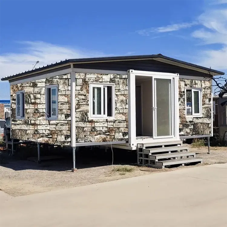 Modern Manufactured Homes High safety for FlatSandwich Panel Door Or Customized 8