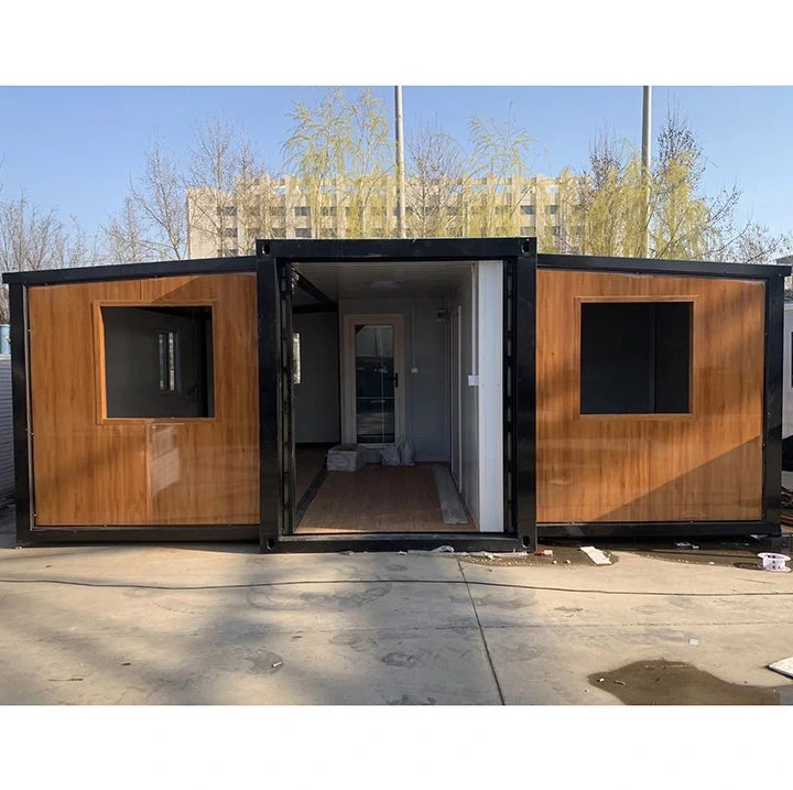 Maison conteneur de luxe extensible : maison préfabriquée en gros avec salle de bain & cuisine pour l'Inde 1