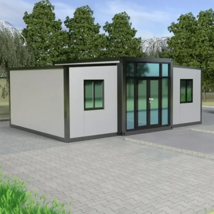 Erweiterbares Containerhaus: Kostenlose Probe, wettbewerbsfähiger Preis, 20/40 Fuß großes vorgefertigtes Falthaus 1