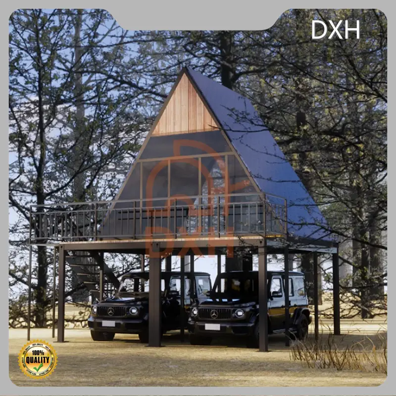 Hot Shipping Container Fold Out Homes Sandwich Panel Door Or Customized 10-15days DXH Brand 1