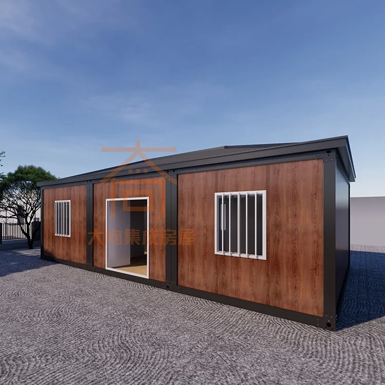 Bekostigbare & Duursame voorafvervaardigde houerhuis: moderne, geïsoleerde & aardbewingbestande ontwerp 1