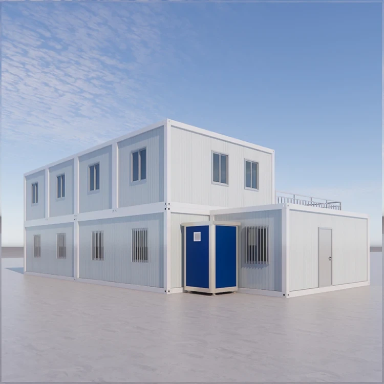 Luxus 5BR/3BA többszintes előregyártott fa konténer otthon több lakhatásra 1