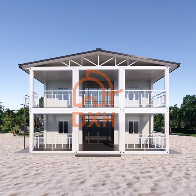 Flat Pack Container House Suppliers for Residential DXH Fast Install 4
