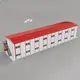 Custom Hospital Container House Fiber Cement Board DXH 3