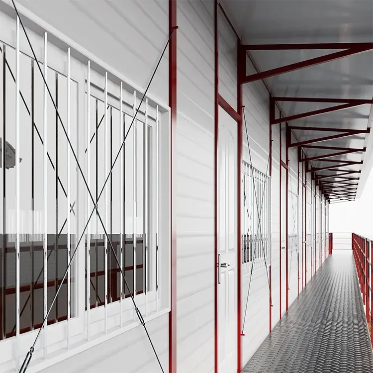 Custom Hospital Container House Fiber Cement Board DXH 4