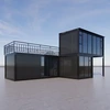 Casa pré-fabricada de contêiner de luxo modular personalizada de fábrica Casa pré-montada pré-fabricada com janelas de vidro 4