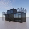 Casa pré-fabricada de contêiner de luxo modular personalizada de fábrica Casa pré-montada pré-fabricada com janelas de vidro 5