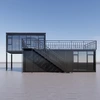 Casa pré-fabricada de contêiner de luxo modular personalizada de fábrica Casa pré-montada pré-fabricada com janelas de vidro 6