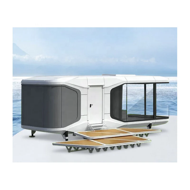 Mobile Container House: Stylish Prefabricated Space Capsule, Hot Sale! 2