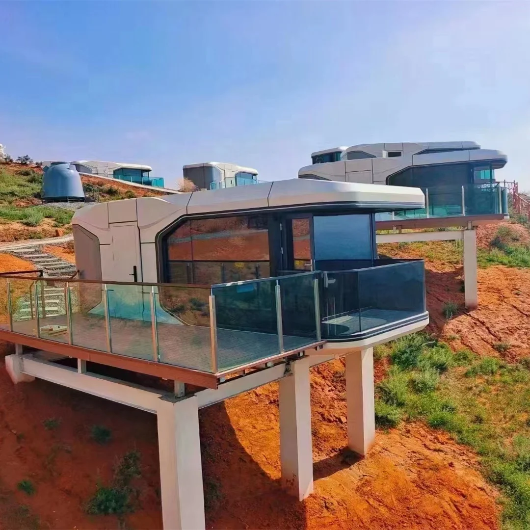 Ultimate Portable Luxury Resort: Ready-to-Ship Mobile Homestay Capsule 4