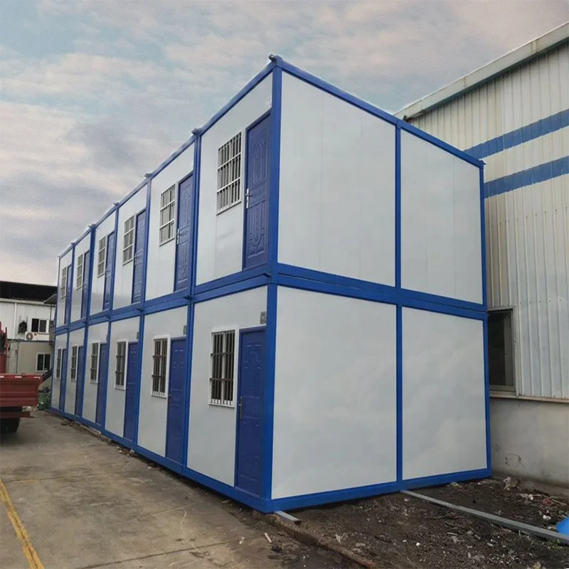 Konaklama İçin Tuvaletli Prefabrik 2 Katlı Konteyner Ev 4