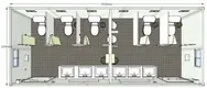 For Residential Portable Toilet Suppliers Aluminium Alloy Window by DXH 7