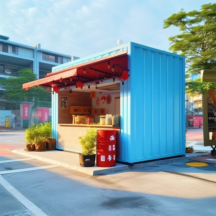 Affordable Modern Restaurant: Ice Cream Container House 1