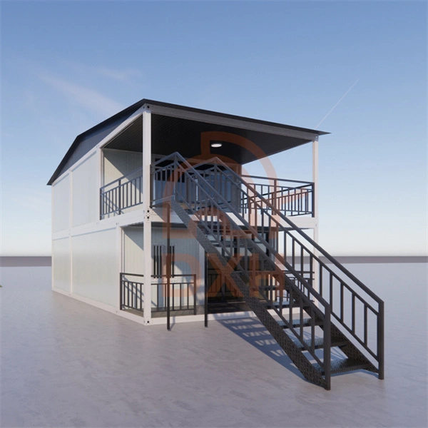 Bewoonbaar containerhuis met twee verdiepingen: modern & stijlvol wonen 1