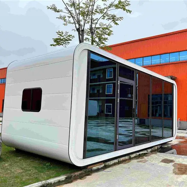 Tiny House Container DXH Brand Tiny House Mobile Working House Office Pod Apple Cabin Seismic Resistance 5
