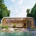 20ft 40ft Outdoor Modern Popular Prefab House Tiny House Mobile Working House Office Pod Apple Cabin2 1