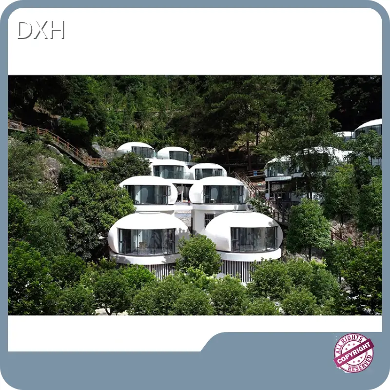 Tiny Container Homes Glass Wood Wholesale - DXH 1