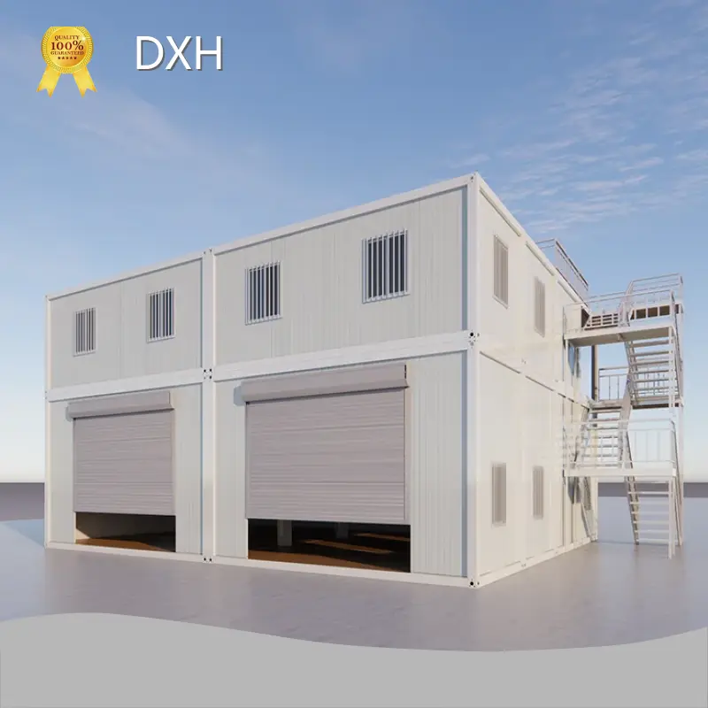 Shipping Container Home Garage Modern DXH 1