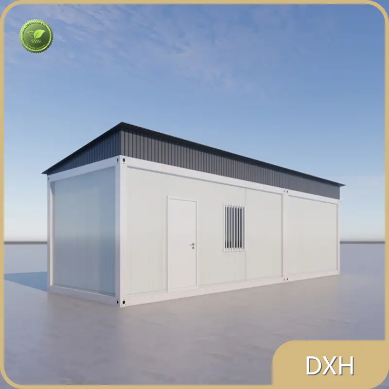 Custom Prefab Shipping Container Homes Fiber Cement Board DXH 1