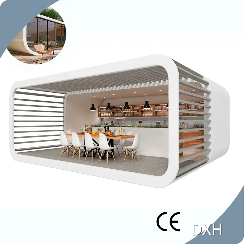 Tiny House Container DXH Brand Tiny House Mobile Working House Office Pod Apple Cabin Seismic Resistance 1
