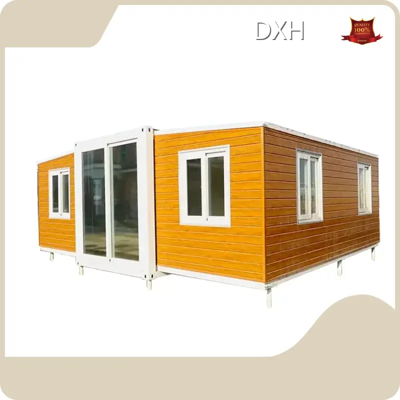 Hot Prefab Container Homes Sandwich Panel Door Or Customized DXH Brand 1