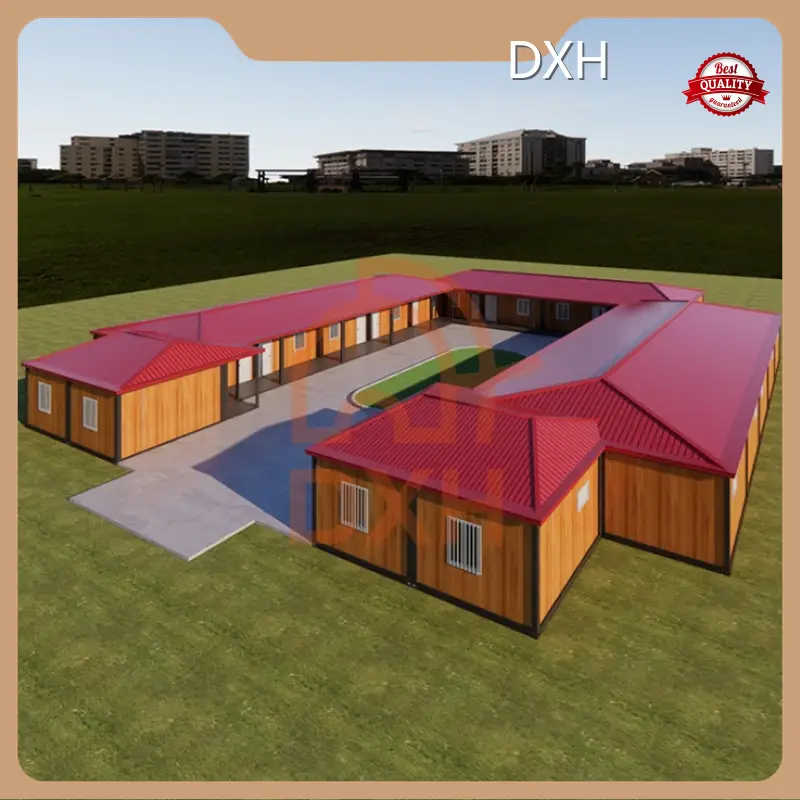 Prefab Shipping Container Homes DXH Brand Fast Install ISO9001 1