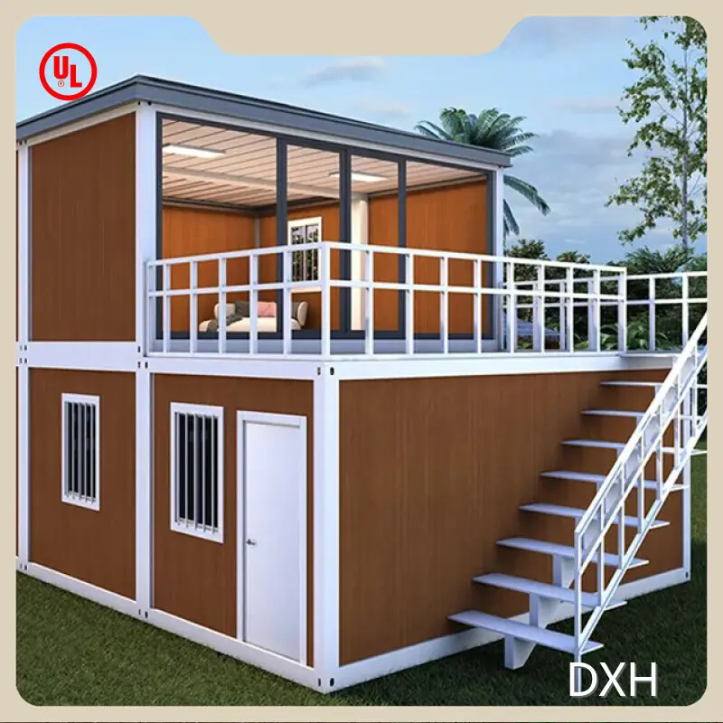 Custom Flat Pack Container House with Custom Services Manufacturer | DXH 1