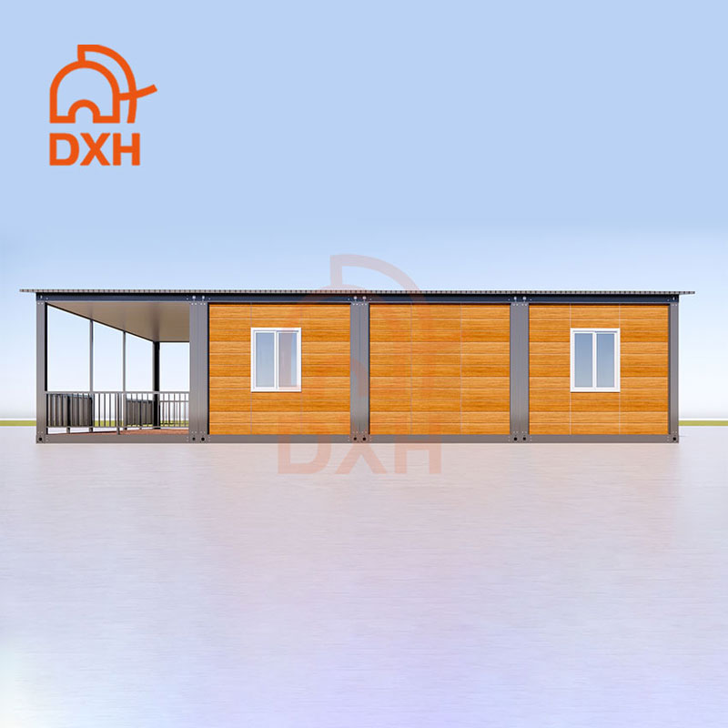 Rumah Kontainer Datar 30 kaki dengan Atap 4