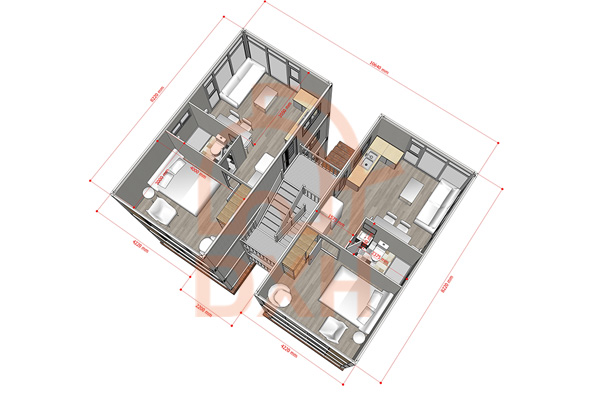 Luxury 3-story Ccontainer Home | DXH Container